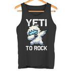 Süßer Dabbing Yeti Lustiger Yeti Zum Rocken Tank Top
