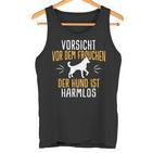 Vorsichtor Dem Frauchen Hundpruch Tank Top