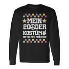 2000Er Outfit Damen 2000Er Geschenke Herren Retro Party Chwarz Erwachsene Langarmshirts
