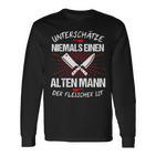 Fleischer Metzgerchlachtenchlachter Geschenk Langarmshirts