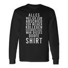 Jobwechsel Geschenk Für Mitarbeiter Kollegen Abschied Langarmshirts