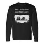 Landwirt Mais Häckseln Mein Lieblingssport Maistransport Langarmshirts