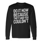 - Langarmshirts