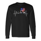 Lasegaskyline Herzschlag Nevada Usa Poker Herz Lasegas Langarmshirts