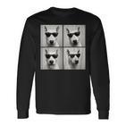 Lustiger Bullterrier Für Hundeliebhaber Niedlicher Bullterrier Langarmshirts