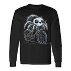 Motivpringspinnenliebhaber Fahrrad Langarmshirts