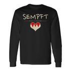 Sempft Fränggisch Fränkisch Lustige Franken Langarmshirts