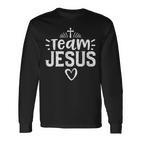 Team Jesus Glaube Langarmshirts