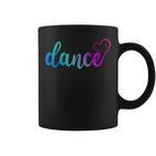 Cute Love Dancetilvolle Tänzerin Tanzliebhaber Tanzen Tassen