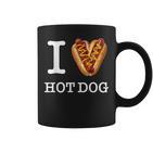 Für Den Einzigartigen Hotdog-Liebhaber I Love Hot Dogs Tassen