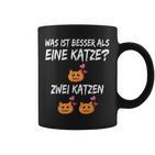 Was Ist Besser Als Eine Katze Katzenpruch Geschenk Tassen