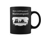 Landwirt Mais Häckseln Mein Lieblingssport Maistransport Tassen