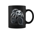 Motivpringspinnenliebhaber Fahrrad Tassen