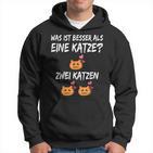 Was Ist Besser Als Eine Katze Katzenpruch Geschenk Kapuzenpullover