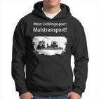 Landwirt Mais Häckseln Mein Lieblingssport Maistransport Kapuzenpullover