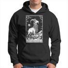Live Deliciously Tarotkarte Wicca Ziege Heidnisch Okkult Kapuzenpullover