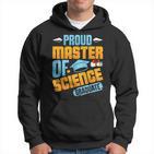 Master Ofcience Proud Master Ofcience Graduate Abschluss Kapuzenpullover