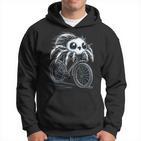Motivpringspinnenliebhaber Fahrrad Kapuzenpullover