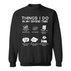 Dinge Die Ich In Meiner Freizeit Mache Und Bücher Für Bücherliebhaber Lese Sweatshirt