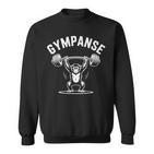 Gympanse Lustiger Gewichtheber Affe Sweatshirt