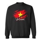 Mitietnam-Flaggeietnam-Ietnam-Flaggeietnam-Karten Sweatshirt