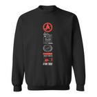 Star Trekternenflottenkommando Uss Enterprise Ncc-1701-D Sweatshirt
