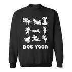 Süßer Yoga Hund Meditation Haustier Hundebesitzer Sweatshirt