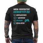11 Perfekter Geburtstag Zocken 11 Jahre Alt Gamer Jungen T-Shirt mit Rückendruck