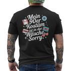 90Er Party Kostüm Ist In Der Wäsche Retro Outfit Neunziger T-Shirt mit Rückendruck
