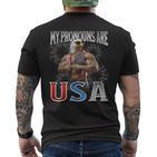 Cringe 4 Juli T-Shirt mit Rückendruck