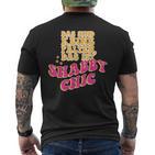 Dasind Keine Falten Das Isthabby Chic Lustiges Altern T-Shirt mit Rückendruck