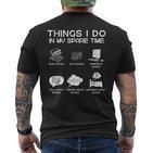 Dinge Die Ich In Meiner Freizeit Mache Und Bücher Für Bücherliebhaber Lese T-Shirt mit Rückendruck