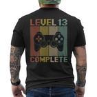 Level 13 Complete Gamer 13 Jahre Zocker Junge Geschenk T-Shirt mit Rückendruck