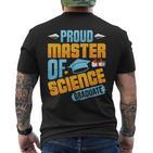 Master Ofcience Proud Master Ofcience Graduate Abschluss T-Shirt mit Rückendruck