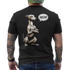 Nein Whippet Windhund Windhunde Whippets Windhundbesitzer T-Shirt mit Rückendruck