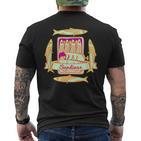 Sardinen In Einer Dose Retro Fischdose T-Shirt mit Rückendruck