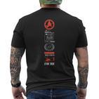 Star Trekternenflottenkommando Uss Enterprise Ncc-1701-D T-Shirt mit Rückendruck