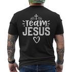 Team Jesus Glaube T-Shirt mit Rückendruck