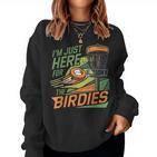 Discgolf Frisbee-Golf Ist Genau Das Richtige Für Das Birdie Disc-Golfen Sweatshirt Frauen
