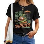 Discgolf Frisbee-Golf Ist Genau Das Richtige Für Das Birdie Disc-Golfen T-shirt Frauen