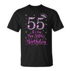 55 Es Ist Der Geburtstag Meiner Großenchwester Rosa Krone 55 Jahre Alt T-Shirt