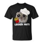 Lecker Fritiad Hamster Hamstie Meme T-Shirt