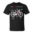 Ohne Akku Ist Alles Doof E-Bike Pedelec Emtb Ebike T-Shirt