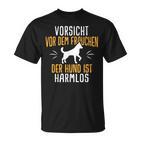 Vorsichtor Dem Frauchen Hundpruch T-Shirt