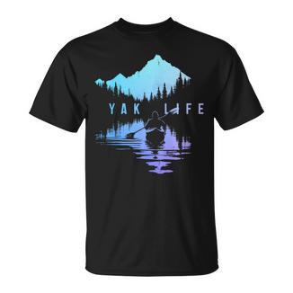 Kayak Kayak Vintage Mountains Canoe Kayak T-Shirt - Paddle Life