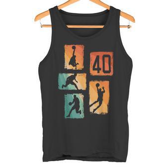 40 Cumpleaños Hombres Baloncesto Jugador De Baloncesto 40 Años Camiseta sin mangas - Regaloses
