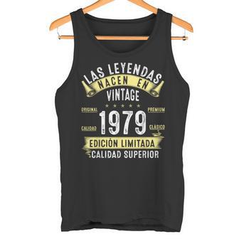 46 Años Cumpleaños Hombre Las Leyendas Nacen Enintage 1979 Camiseta sin mangas - Regaloses