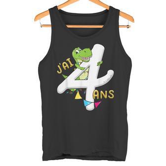 4Ème Anniversaire Garçons Dinosaure J'ai 4 Ans Débardeur e - Cadeauxyz