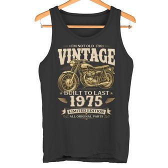 51 Cumpleaños Hombre Moto Biker Motero Intage 1975 Camiseta sin mangas - Regaloses
