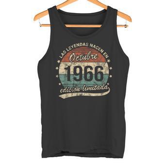 60 Años Cumpleaños Las Leyendas Nacen Octubre 1966 Retro Camiseta sin mangas - Regaloses